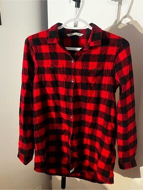 Woolrich Red and Black Plaid Shirt Jacket